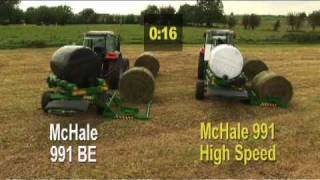 McHale 991High Speed Bale Wrappermp4 [upl. by Lyndy]