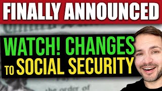 WATCH Social Security Announces 4 BIG CHANGES Starting NOW 2024 [upl. by Nylirak]