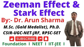 Zeeman Effect and Stark Effect [upl. by Annelise]