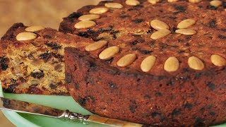 Fruit Cake Recipe Demonstration  Joyofbakingcom [upl. by Coke]