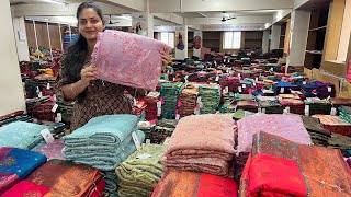 Saree wholesale market in Surat cheapest price price saree saree [upl. by Ahsirkal224]