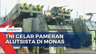 Rayakan HUT ke79 TNI Gelar Pameran Alutsista di Monas [upl. by Earle80]