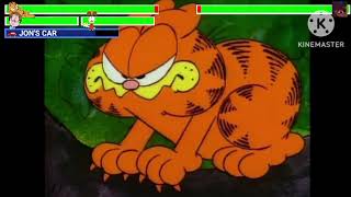 Garfield In The Rough 1984 Final Battle with healthbars [upl. by Peggie863]