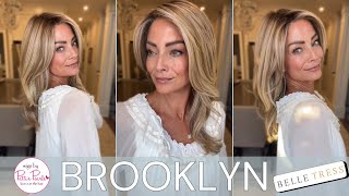 BROOKLYN by Belle Tress in Raw Sugar BlondeR  Wig Review  WigsByPattisPearlscom [upl. by Ahsinirt]