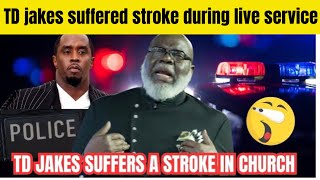 TD jakes suffered strke during live service amp gets trolled online [upl. by Llenrub]