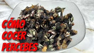 Cómo cocer percebes en casa  Recetas de Javier Romero [upl. by Nosyd765]