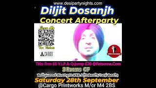 Diljit Dosanjh Afterparty Manchester Sept 28th 2024 [upl. by Acireed]