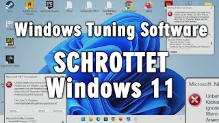 Windows 11 Tuning Tool  macht das besser nicht [upl. by Lehplar981]