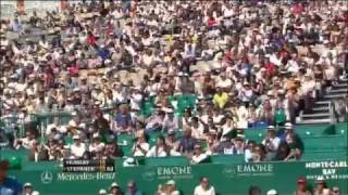 Stepaneks Hot Shot Reflexes Vs Murray In MonteCarlo [upl. by Lupe]