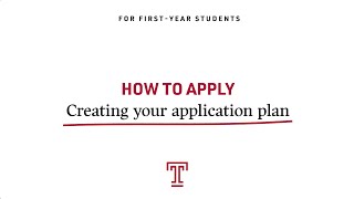 How to Apply to Temple University [upl. by Ahsercel]