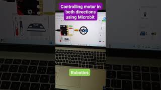 Controlling Servo motor using Microbit in TinkerCad [upl. by Eidualc127]