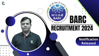 BARC2024 Notification Released  One more Recruitment  Important Information  Shailendra Sir [upl. by Yttisahc186]