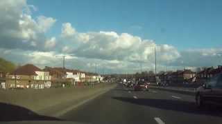 A car drive from Birmingham to London via the M40 motorway amp then the A40 trunk road [upl. by Aivax210]