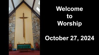 Colesville Presbyterian Church Livestream October 27 2024 [upl. by Naliorf]