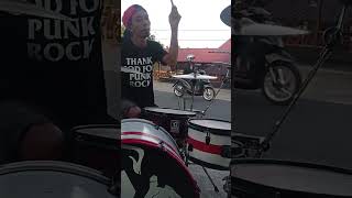 The Interrupters punkrock punks punx drumcover fyp street short shorts [upl. by Adolpho858]