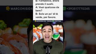 Conversazioni in Italiano per Ordinare Sushi al Ristorante Giapponese  Corso di Italiano Rapido [upl. by Lait436]