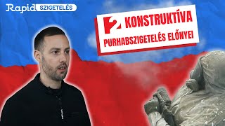 Rapidszigetelés  TV2 konstruktíva  Mik a purhab szigetelés előnyei [upl. by Arika202]