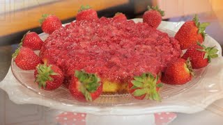 Whats for Dinner  Strawberry Cake for Mom [upl. by Einahpet384]