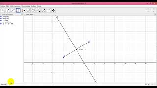 Recta perpendicular en Geogebra [upl. by Veronica972]