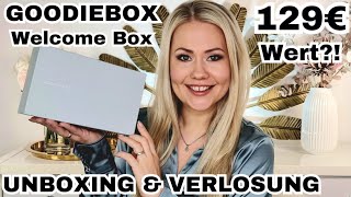 GOODIEBOX Welcome Box Januar 2024  Unboxing amp Verlosung [upl. by Sello]