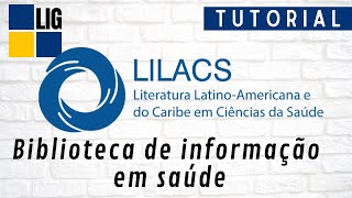 Tutorial LILACS  LIG Farmácia UFRJ [upl. by Reg905]