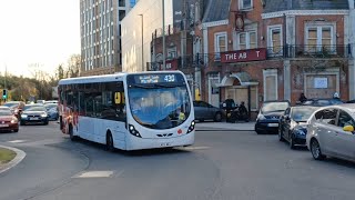 Metrobus Poppy Streetlite on Route 430 at Redhill Bus Station  24112023 [upl. by Demetris]