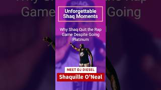 💰Why Shaq Quit the Rap Game Despite Going Platinum – The Shocking Reason Revealed 🎤💰 [upl. by Garges778]