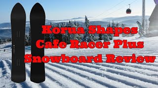 The 2024 Korua Shapes Cafe Racer Plus Snowboard Review [upl. by Annadiana]