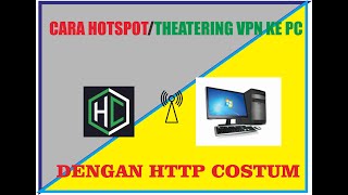 CARA HOTSPOT VPN KE PC ATAU PERANGKAT LAINDARI ANDROID TANPA ROOT DENGAN HTTP COSTUM [upl. by Llerod946]