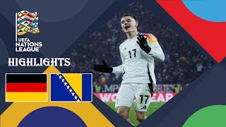 Germany vs Bosnia and Herzegovina 70 Extended Highlights Goals  Nations League 2024 [upl. by Ayo]