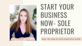 How to Start A Sole Proprietorship in California  Step by Step Guide To Sole Proprietor [upl. by Enelyw]