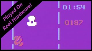 Speedway Magnavox Odyssey 2 Gameplay Only Original Hardware 60 fps [upl. by Aidualc]