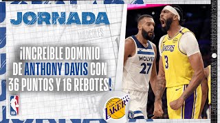 ¡Los Lakers y un debut perfecto con Anthony Davis en plan gigante [upl. by Horn856]