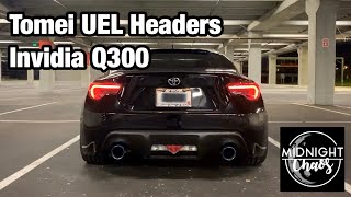 FRS  Tomei UEL Headers  Invidia Q300 Sound Test [upl. by Junette]