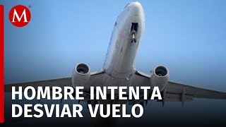 Pasajero irrumpe en cabina de piloto en vuelo de Guadalajara a Tijuana [upl. by Lieno954]