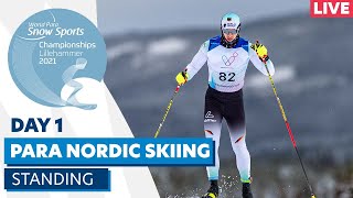 Lillehammer 2021  Para Nordic  CC  Men 125km amp Women 10km standingVI  WPSS Championships [upl. by Odlawso]