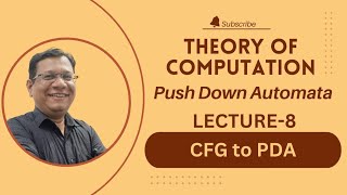 Theory of Computation TOC  Push Down Automata CFG to PDA  Lecture8 [upl. by Ramor771]