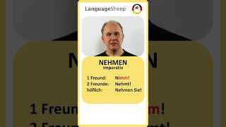 Konjugation und Aussprache von NEHMEN alle Zeiten Conjugation and pronunciation of NEHMEN all tenses [upl. by Mead]