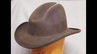 How to Make a Cowboy Hat with no mechanizationStep 1 [upl. by Ringsmuth]