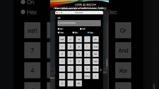 HexBinCalculator PyQt5 [upl. by Buff282]