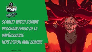 Scarlet Witch Zombie prochain perso de la Impérissable nerf dIron Man zombie  Marvel Strike Force [upl. by Deloria]