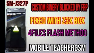 Samsung J327P Custom Binery Blocked Fix Easy Wey [upl. by Murielle]