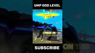 UMP GOD LEVEL GAME PLAY SHORT CLIP 🔥💀freefire freefirehighlights foryou foryoupage music [upl. by Ormiston]