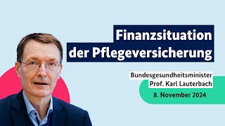 Finanzsituation der Pflegeversicherung [upl. by Nolyak]