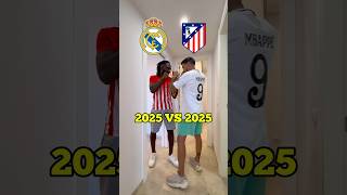 Real Madrid vs Atletico de Madrid 2025 comparando plantillas realmadrid atletico footballfunny [upl. by Yelda]