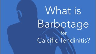 What is Barbotage for Calcific Tendinitis [upl. by Eadahs]