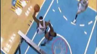 Carmelo Steals and Dunks it on Millsap [upl. by Wolcott788]