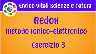 Bilanciamento reazione redox Metodo ionicoelettronico Esempio 3 [upl. by Ecadnak701]