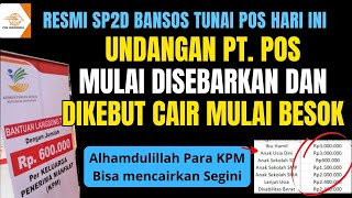 BANSOS TUNAI RESMI CAIR DI PT POS PENCAIRAN DIKEBUT BESOK HINGGA SEBELUM HARI PENCOBLOSAN 2024 [upl. by Tnecniv]