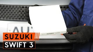 Hoe een interieurfilter vervangen op een SUZUKI SWIFT 3 HANDLEIDING AUTODOC [upl. by Caty]